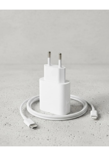 Buğz Apple Uyumlu iPhone 14 13 12 11 Xr Xs Max 20w Lightning Şarj Adaptörü Kablo Dahil