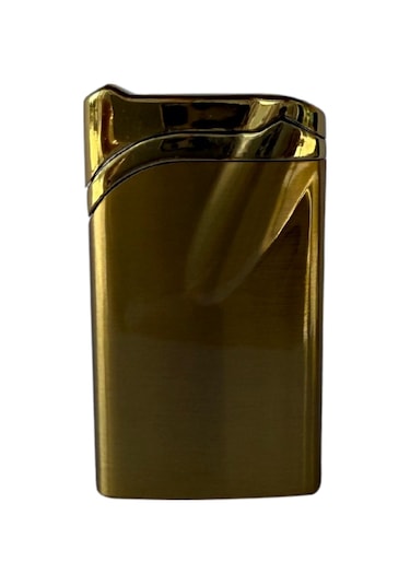 Premiumquality Tek Torch Pürmüz Gold Metal Puro Çakmağı - Tr8636