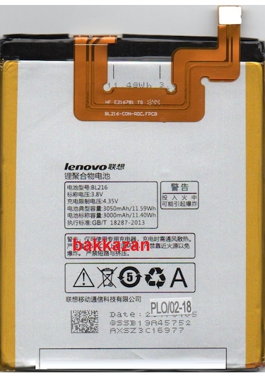 Ally Lenovo Vibe Z K910 K910E K6 BL216 Batarya Pil