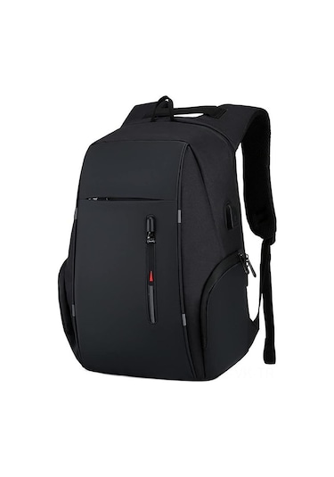 Vkemall Erkek/kadın Suluğa Dayanıklı 15.6 İnç Laptop Çantası - 22l Kapasite, 22kg Yük Taşıma, Giyim/kitap/su İçeren Çanta Siyah