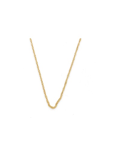 Altın Kaplama Singapur Zincir 45 Cm Zn-248 Altın