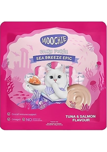 Moochie Ton Ve Somon Balıklı Krema Kedi Ödülü 25 X 15gr