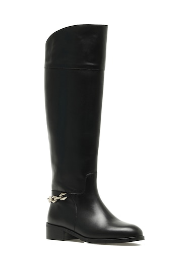 Nine West Vuyı 5pr Siyah Kadın Düz Çizme 000000000102033945 Siyah