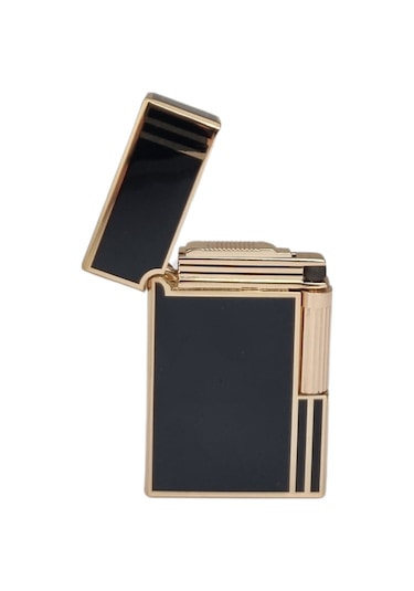 Vindiesel Soft Flame Siyah-gold Desenli Çakmak - Tr7692