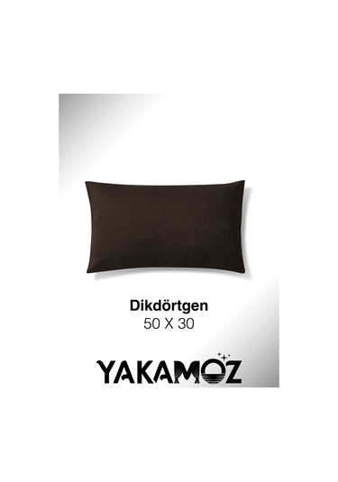 Br Yakamoz Çikolata Kahvesi Renk Kırlent , Yastık Kılıfı Kadife Görünümlü Velvet Touch Serisi Çikolata Kahvesi