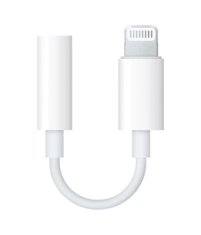 Kulaklıklar İçin Qd-lightning - Aux Adaptörü Lightning Portunu Kulaklıklarla Veya Diğer Cihazlarla Rahatça Kullanmak İçin 3,5 Mm Aux'a Dönüştüren Basit Adaptör.