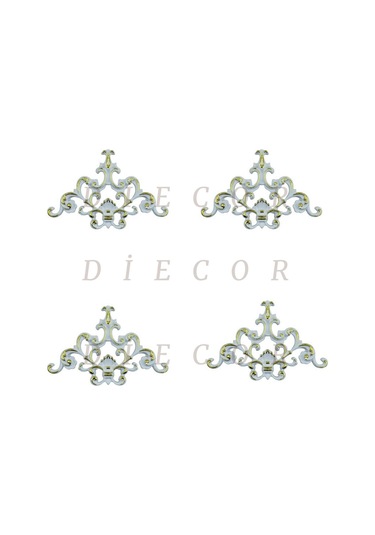 Diecor Dekoratif Polimer Sarı Beyaz, Mobilya, Duvar Ve Tavan Motifi Sarı Beyaz 16 X 16 Model:xa80