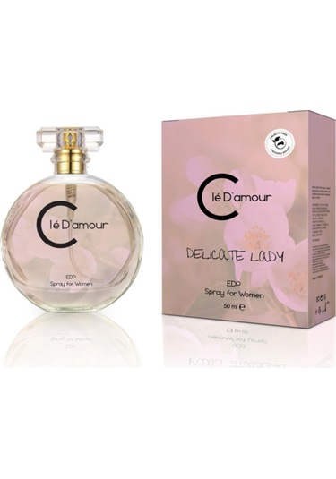 Cle D'Amour Delicate Lady Women Vegan EDP Kadın Parfüm Çiçeksi 3 x 50 ML