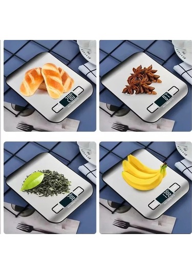 Wondernest Terazisi Paslanmaz Mutfak Lcd Ekranlı Dijital Çelik 5kg/1g Gümüş