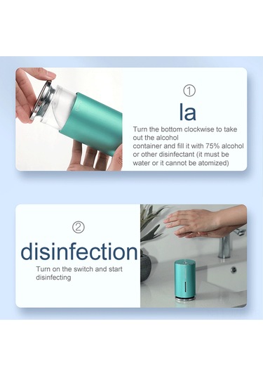 Geeroyoo 150ml Taşınabilir Hava Nemlendirici Ve Arındırıcı - Ev, Ofis İçin Otomatik Mod