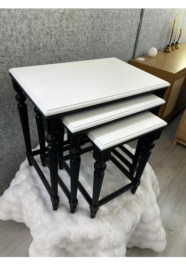 Ahşap Oymalı Zigon Sehpa