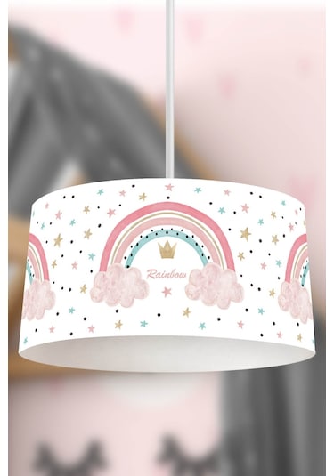 Şeker Gökkuşağı Çocuk Odası Sarkıt Avize