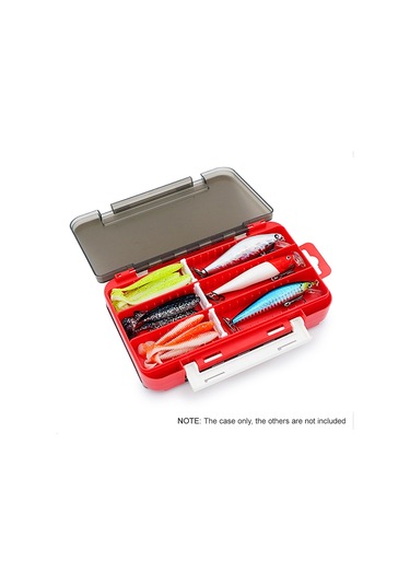 Hallow-çift Taraflı Yem Kutusu Lures Organizatör Olta Takımı-m,sarı