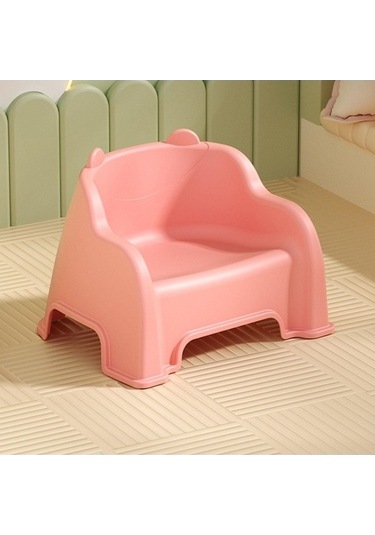 Flybuy Bosphorusboutique Pembe Küçük Tabure, Hafif Destekli Ayak Rz, Suntek Sırt Sabit, Banyo-kullanım İçin Uygun Pembe