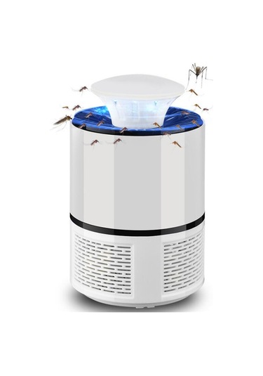 Shineyee A04 Beyaz Usb Elektronik Mus Musu Öldürücü Lambası - 360-400nm Mor Işık, Sessiz Fan, 20-50m² Kapasite Çok Renkli