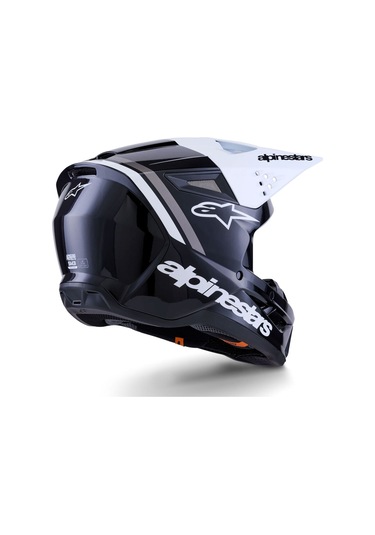 Alpinestars Sm3 Radium Off-Road Cross Kaskı Beyaz - Gri - Siyah