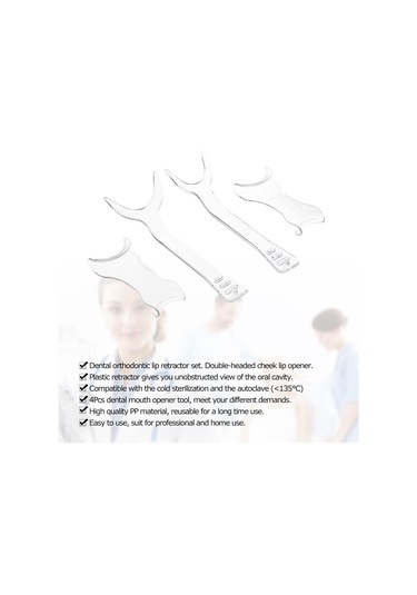 Dudak Yanak Retraktör Seti 4'lü