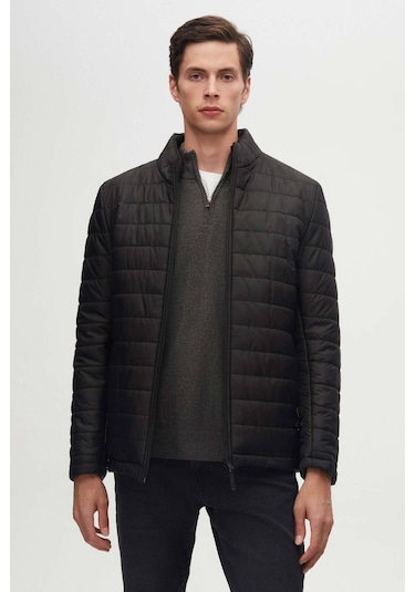 D'S Damat Slim Fit Rüzgar Geçirmez Elyaf Dolgulu Erkek Mont 3HF07ORT04262 Siyah D'S Damat Slim Fit Rüzgar Geçirmez Elyaf Dolgulu Erkek Mont 3HF07ORT04262 Siyah