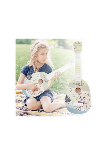 Suntek 4 Telli Çocuk Ukulele Oyuncak Acemi Ayı Için İlgiyi