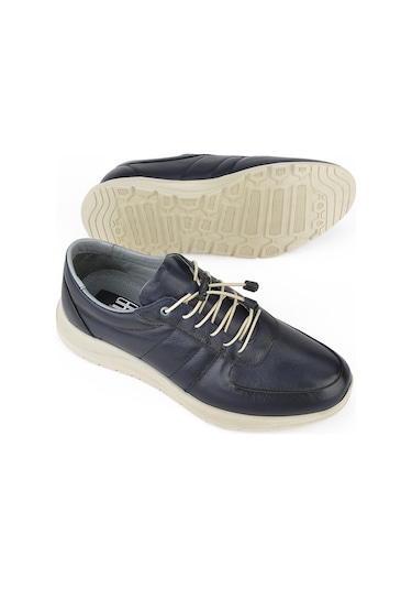 Ziya, Erkek Hakiki Deri Sneaker 1511037zs08 Lacivert 1311013 S08 200 Lacivert