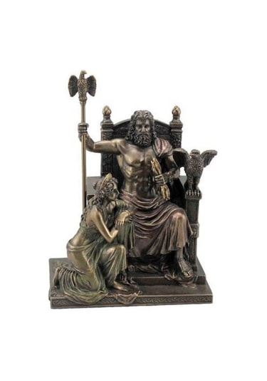 Wise Mitoloji & Tarih-WISE ZEUS VE HERA TAHTTA-21,5*15*28 CM.