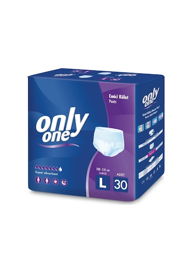 Only One Emici Külot Hasta Bezi L 30'lu