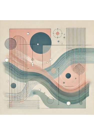 İskandinav Soyut Tablo Set Çerçevesiz 50x50cm Pvc Tablo 4'lü Set 009 Her Bir Tablo 50x50cm Büyüklüğündedir.