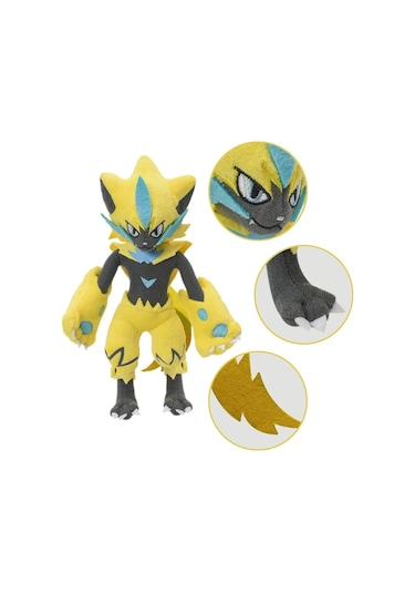 Zeraora 30cm Orjinal Pokemon Peluş Oyuncak