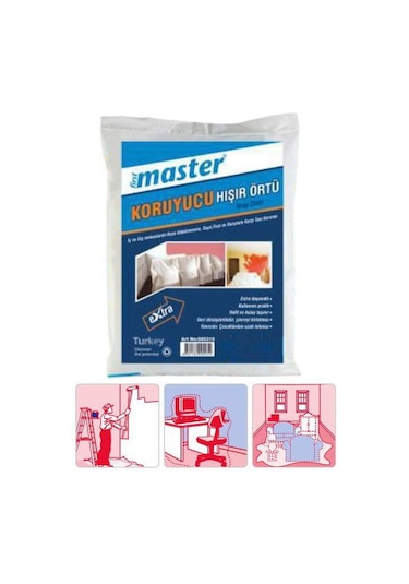 Master Ince Hışır Örtü Boya Örtüsü 4X10 Mt 40 M2