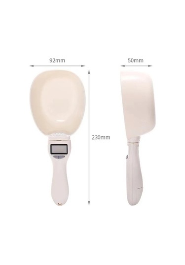 Wondernest Ve Tartı Mini Köpek Kedi Lichen Gümüş Evcil Elektronik Mama Ölçer Gümüş