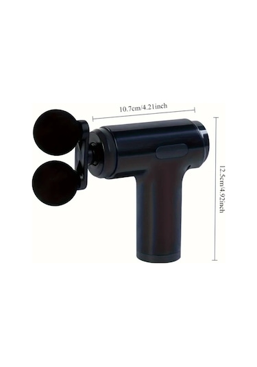 Motion003 Pembe Yuksek Guclu Tam Vucut Rahatlatıcı Sarj Edilebilir Derin Doku Masaj Aleti 4 Baslık Pembe