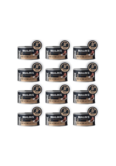 12'li Yetişkin Kedi Maması - Hindili 100 Gram