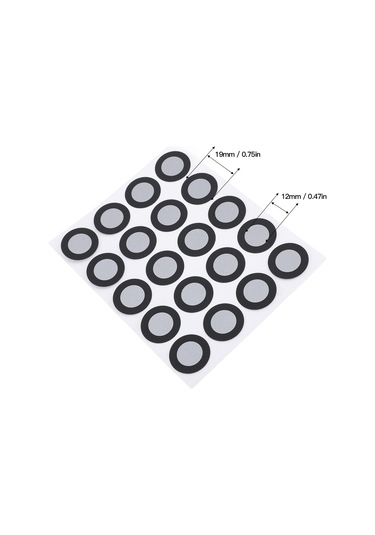 Gajeena 200 Adet 3d Tarama İşaret Noktası - 12mm İç Çap, 19mm Dış Çap, Yüksek Yansıma, Tam Doğruluk İle Hareket Takibi Ve Tarama Uygulamaları