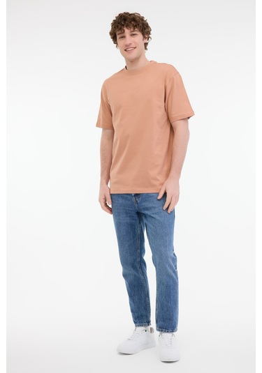 Only&sons Onsfred Lıfe Rlx Ss Tee N Kahverengi Erkek Kısa Kol T-shirt Kahverengi