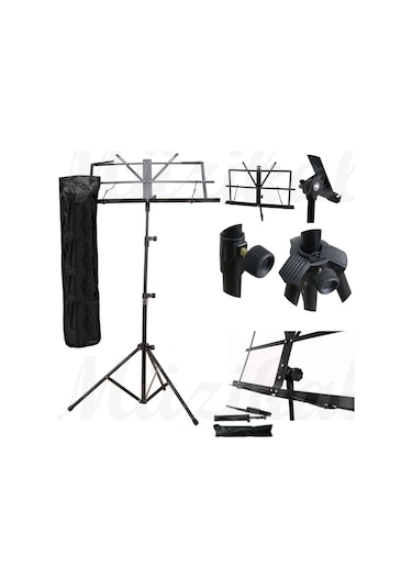 Nota Sehpası CHROMA Portatif -Katlanır-Sağlam Metal Konstrüksiyon