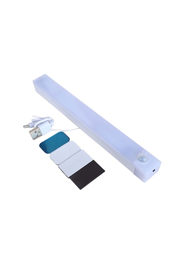 Usb Şarjlı, Sensörlü, Mıknatıslı, Akıllı Lamba Beyaz Işık