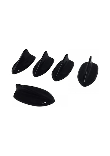 Fiat Fiorino Uyumlu Balık Sırtı Mini Süs Anten Siyah 5'li Fs