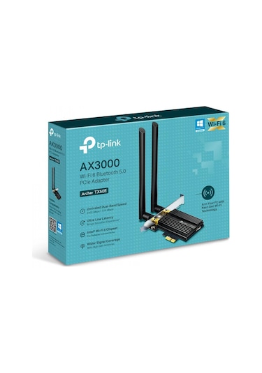 Tp-Link Archer TX50E AX3000 Wıfı-6 Pcı Express Adaptör