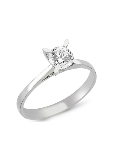 Tek Taş Yüzük 14 Ayar Altın (244271300)