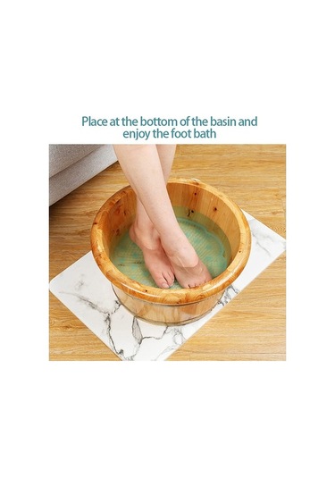 Pazly Tembel Silikon Banyo Masaj Fırçası, Kaymaz Masaj Pedi, Peeling Matı, Vakumlu Mavi Mavi