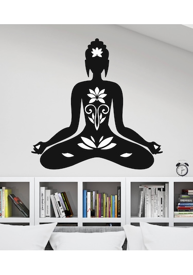 Yoga Meditasyon Dekoratif Ahşap Duvar Dekoru