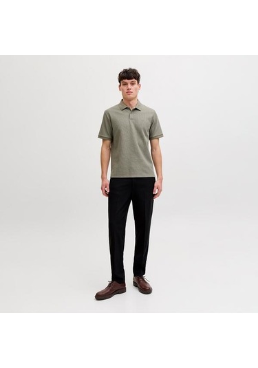 Jack&jones Austin Erkek Kahverengi Polo Yaka Tişört