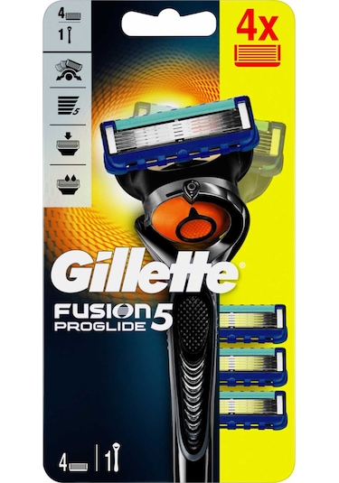 Gillette Fusion 5 Proglide Tıraş Makinesi + 4 Yedek Başlık