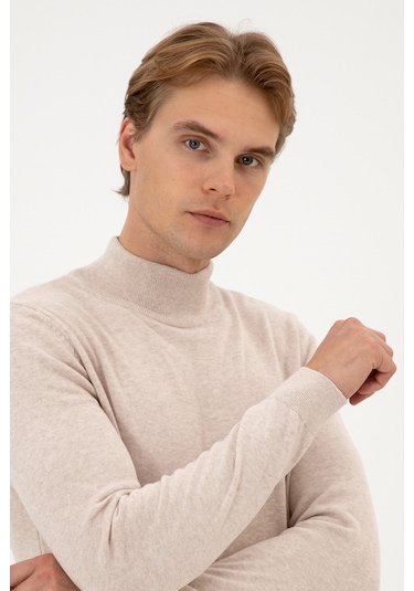 U.s. Polo Assn. Erkek Taş Melanj Kazak /triko 50313712-vr225 Tas Melanj