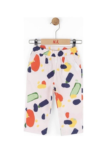 Nk Kids Kız Bebek Clown Pantolon Coral Çok Renkli
