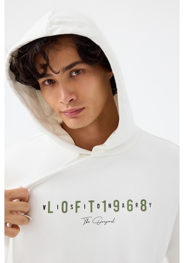 Loft Erkek Sweatshirt BEYAZ
