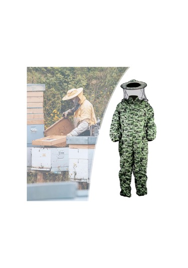 Suntek Magideal Arıcılık Elbisesi Parlak Renk Kıyafet Tam Vücut Xl