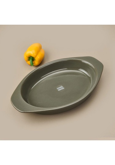 Viapot Milano Fırın Kabı - Haki - 32x18,5 Cm Haki