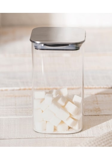 Acar Lines Borosilikat Cam Kavanoz 700 Ml Shl-06088 Şeffaf