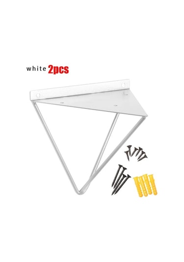 Zyzqstore 2 Adet Oturma Odası Ev Dekor Üçgen Demir Sanat Duvara Monte Çok Renkli Çok Renkli